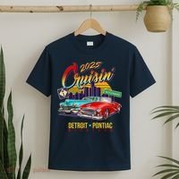 2025 Woodward Cruisin Detroit To Pontiac T-Shirt thumb 2