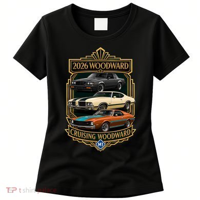 2026 Woodward Cruising Car Event Michigan M1 Women's T-Shirt