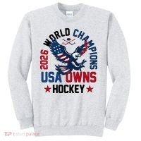 2026 World Champions USA Owns Hockey Sweatshirt thumb 0