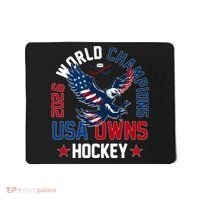 2026 World Champions USA Owns Hockey Mousepad thumb 0