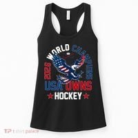 2026 World Champions USA Owns Hockey Women's Tank Top thumb 0