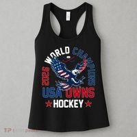 2026 World Champions USA Owns Hockey Women's Tank Top thumb 3