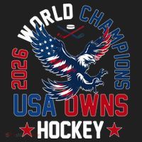 2026 World Champions USA Owns Hockey Hat thumb 2
