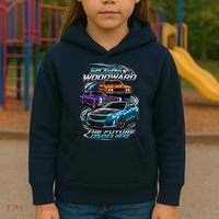 2026 Woodward Future Cruises Here M1 Kids Hoodie thumb 3