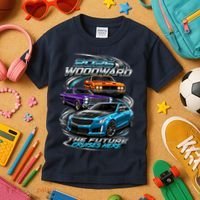 2026 Woodward Future Cruises Here M1 Kids T-Shirt thumb 3