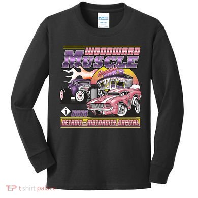 2026 Woodward Muscle M1 Kids Long Sleeve Shirt