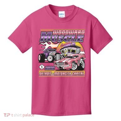 2026 Woodward Muscle M1 Kids T-Shirt