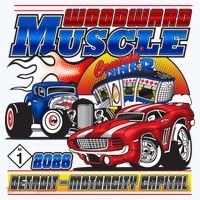 2026 Woodward Muscle M1 Cartoon Style Kids Long Sleeve Shirt thumb 2