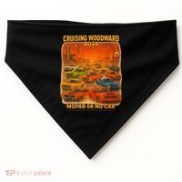 2025 Woodward Mopar Or No Car USA-Made Doggie Bandana thumb 0