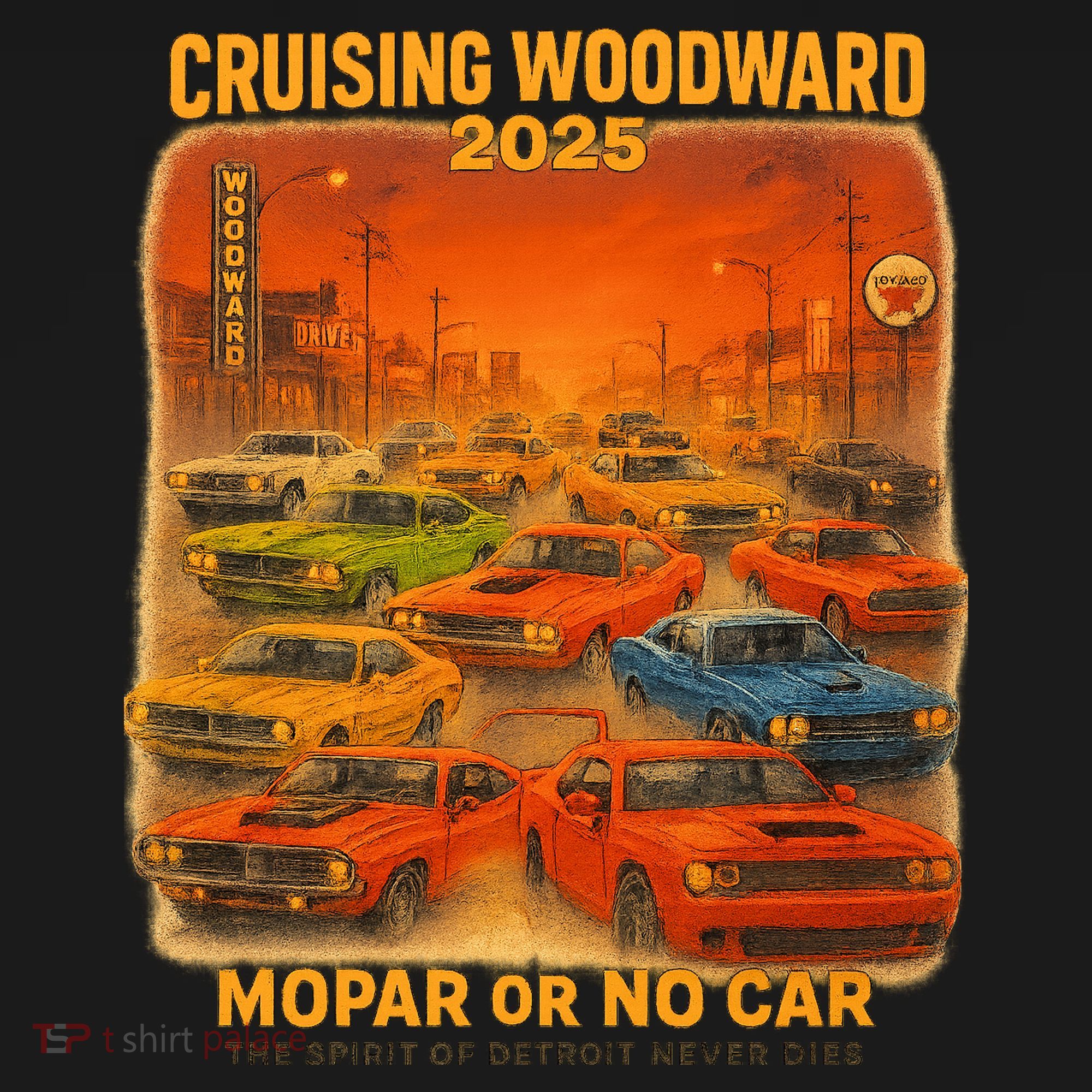 2025 Woodward Mopar Or No Car Baby Bodysuit