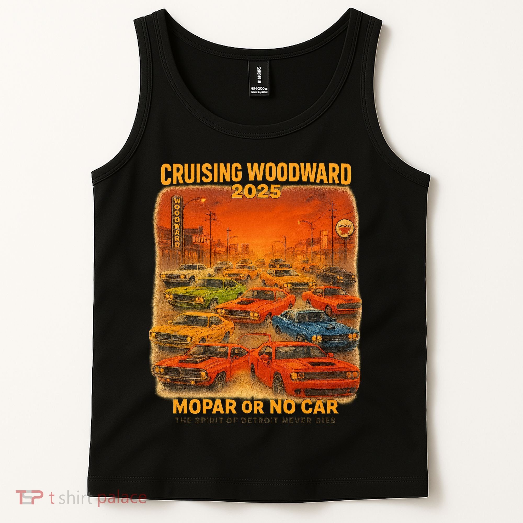 2025 Woodward Mopar Or No Car Tank Top
