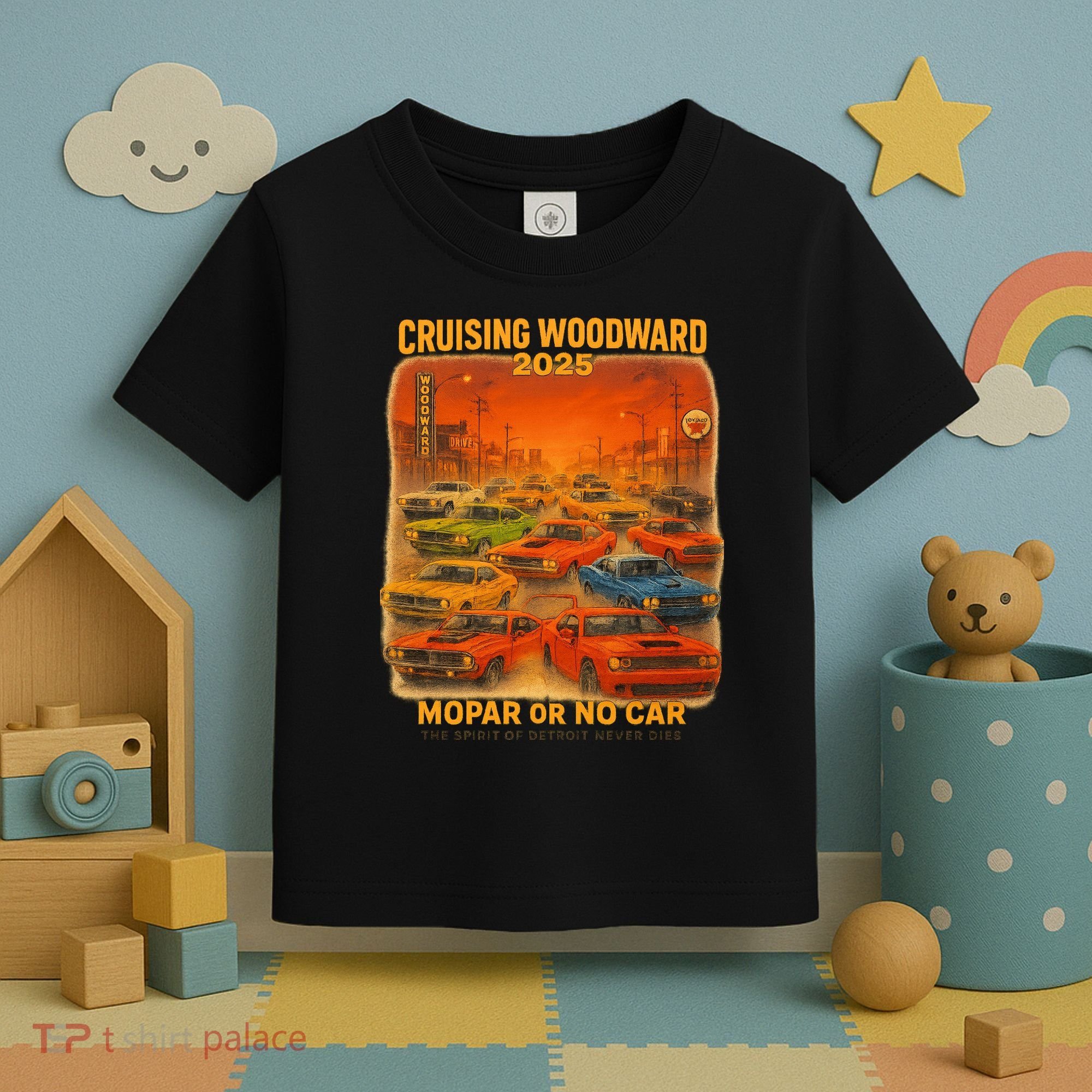 2025 Woodward Mopar Or No Car Toddler T-Shirt