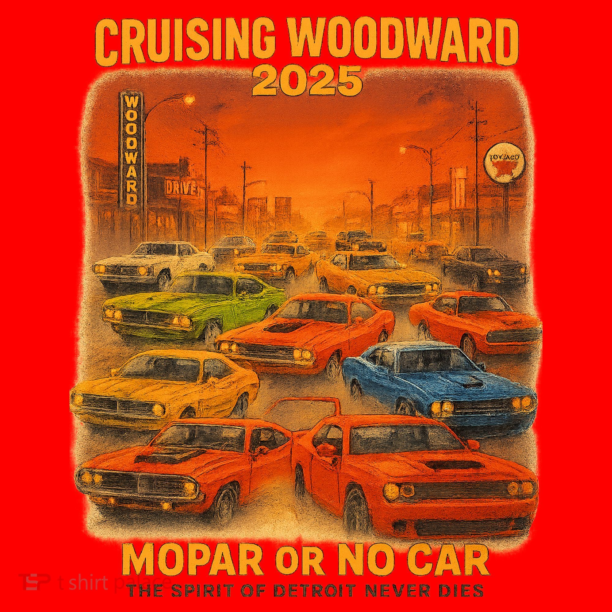 2025 Woodward Mopar Or No Car Santa Hat