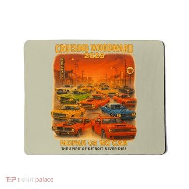 2025 Woodward Mopar Or No Car Mousepad