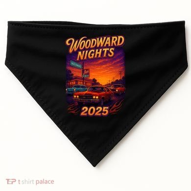 2025 Woodward Nights USA-Made Doggie Bandana