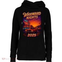 2025 Woodward Nights Womens Funnel Neck Pullover Hood thumb 0