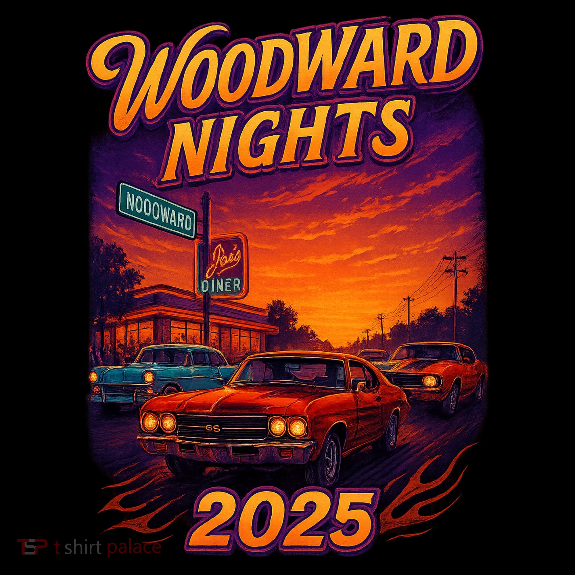 2025 Woodward Nights Women's Hoodie