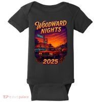 2025 Woodward Nights Baby Bodysuit thumb 0