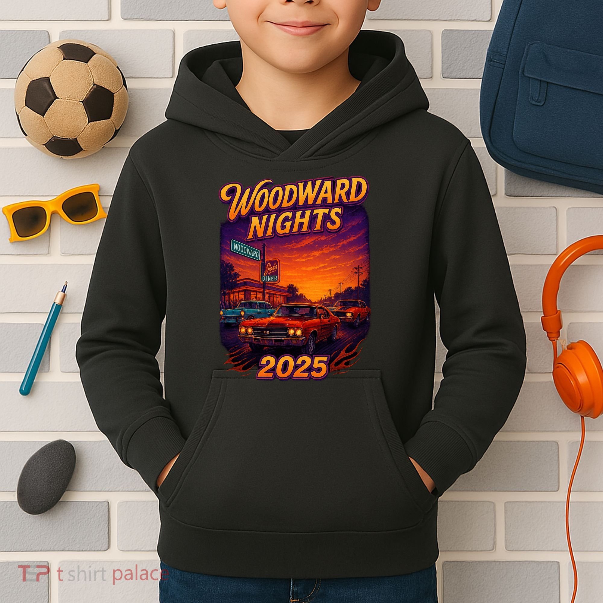 2025 Woodward Nights Kids Hoodie