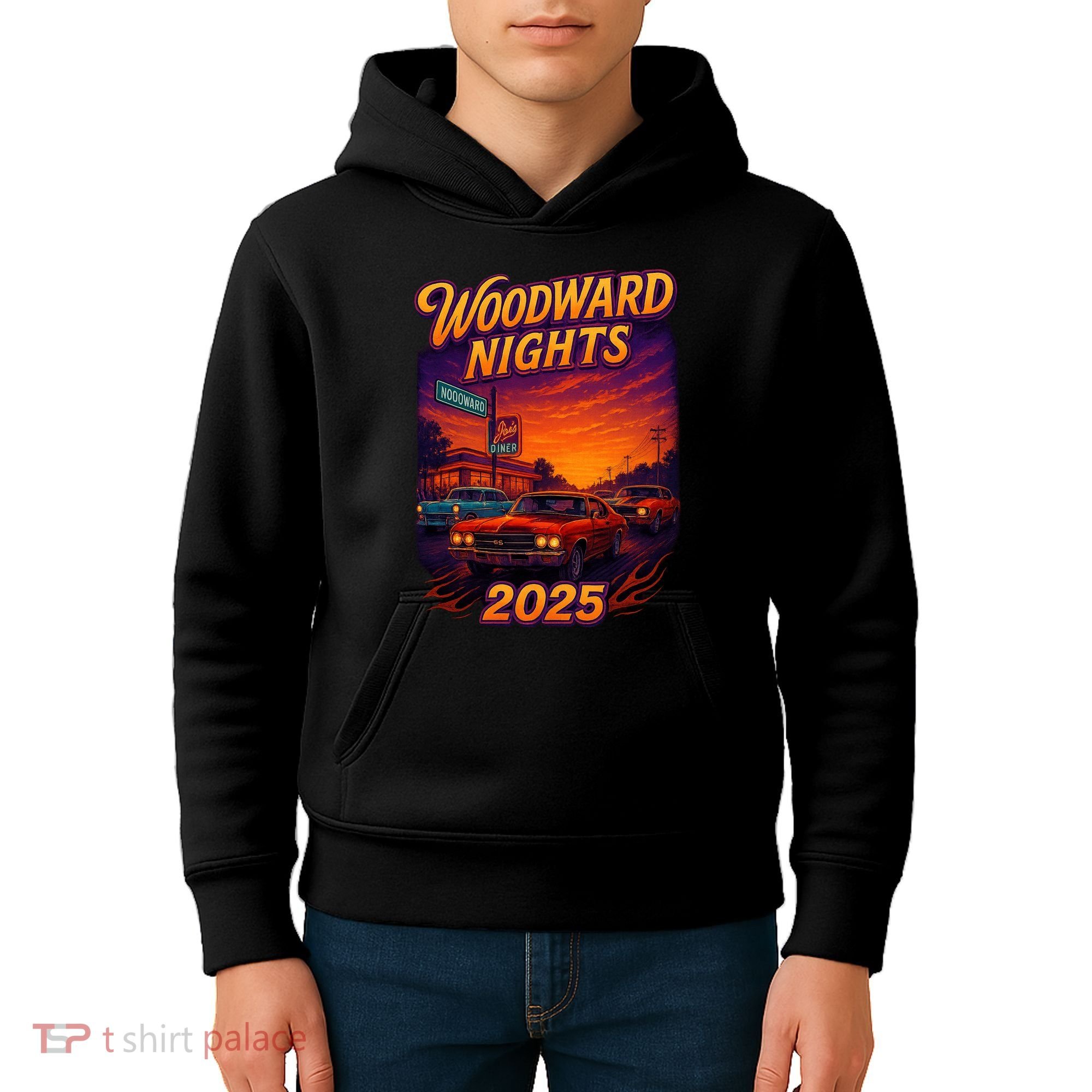 2025 Woodward Nights Kids Hoodie