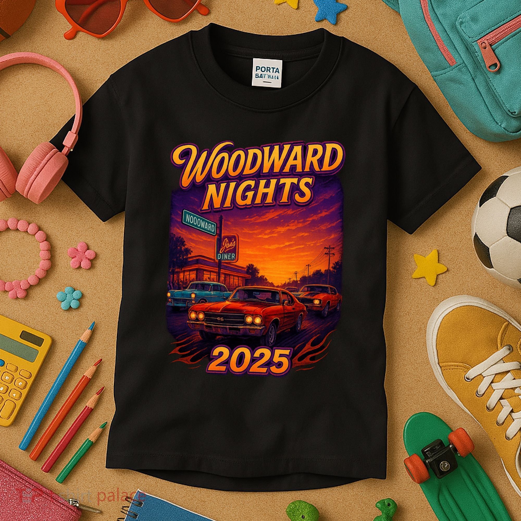 2025 Woodward Nights Kids T-Shirt