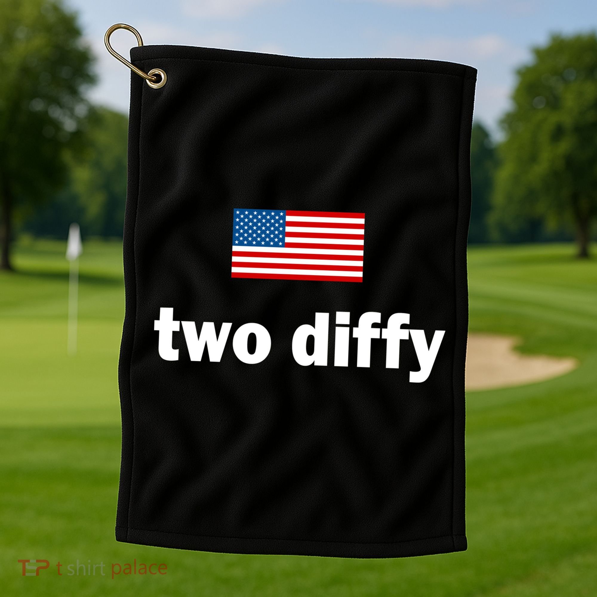 250 Years 250th Anniversary USA Golf Towel
