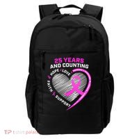 25 Years And Counting Hope Love Breast Cancer Backpack thumb 0