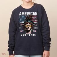 250 Years America Anniversary USA 250th American Women's Sweatshirt thumb 0