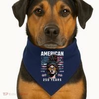 250 Years America Anniversary USA 250th American USA-Made Doggie Bandana thumb 1
