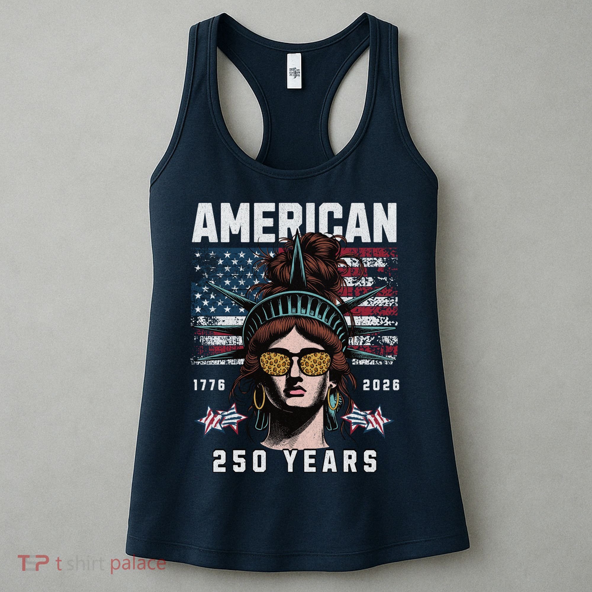 250 Years America Anniversary USA 250th American Women's Tank Top
