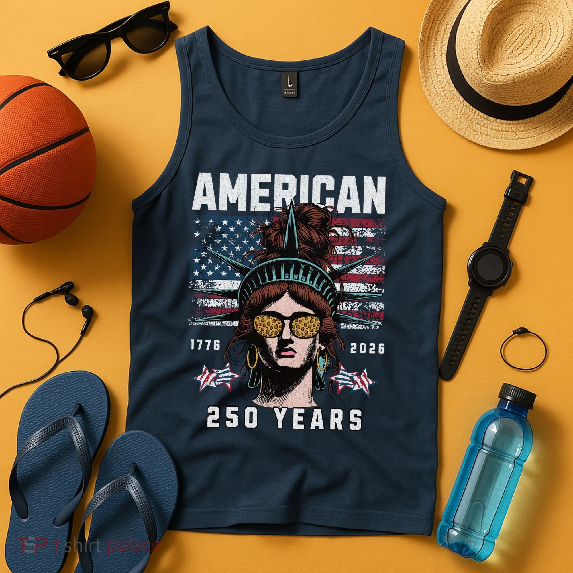 250 Years America Anniversary USA 250th American Tank Top