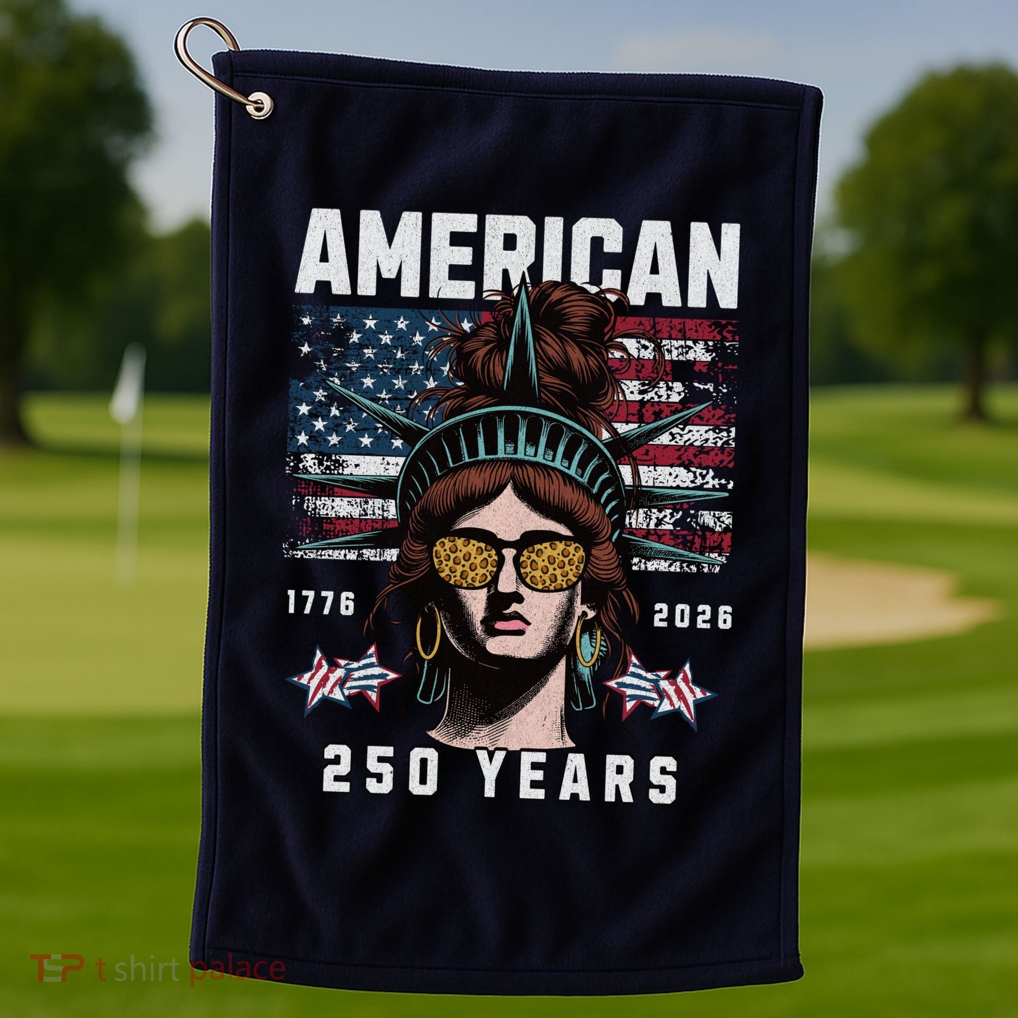 250 Years America Anniversary USA 250th American Golf Towel