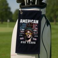 250 Years America Anniversary USA 250th American Golf Towel thumb 2