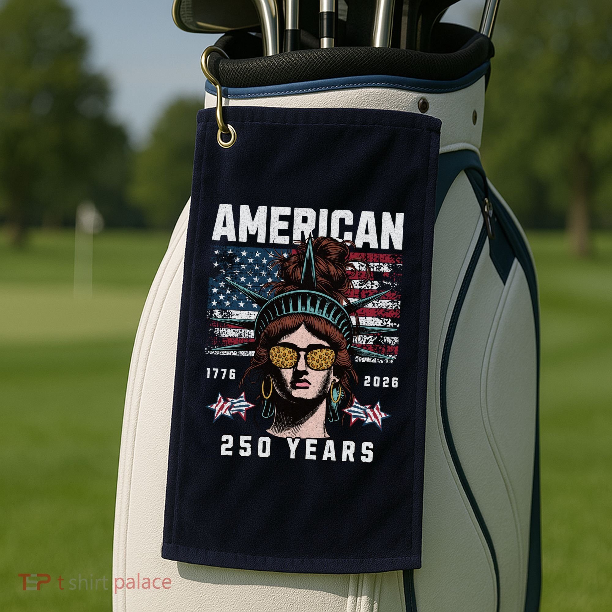 250 Years America Anniversary USA 250th American Golf Towel