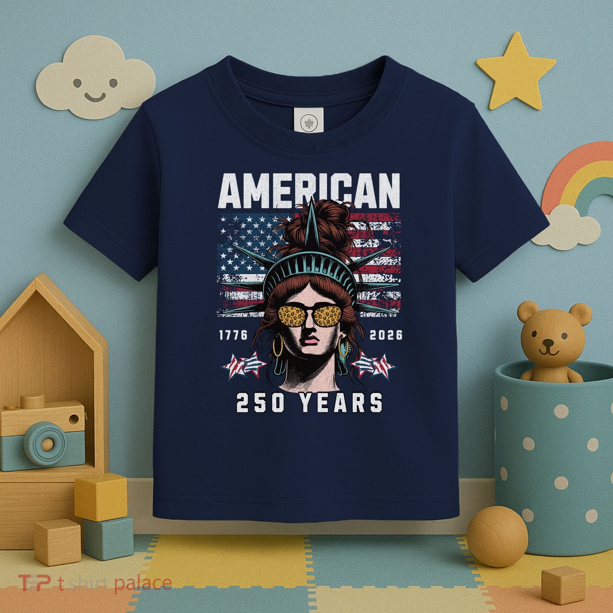 250 Years America Anniversary USA 250th American Toddler T-Shirt