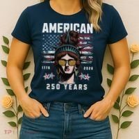 250 Years America Anniversary USA 250th American Women's T-Shirt thumb 2