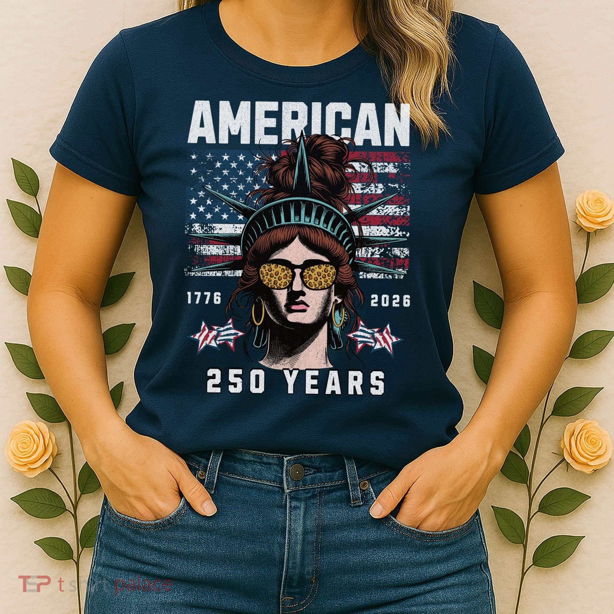250 Years America Anniversary USA 250th American Women's T-Shirt
