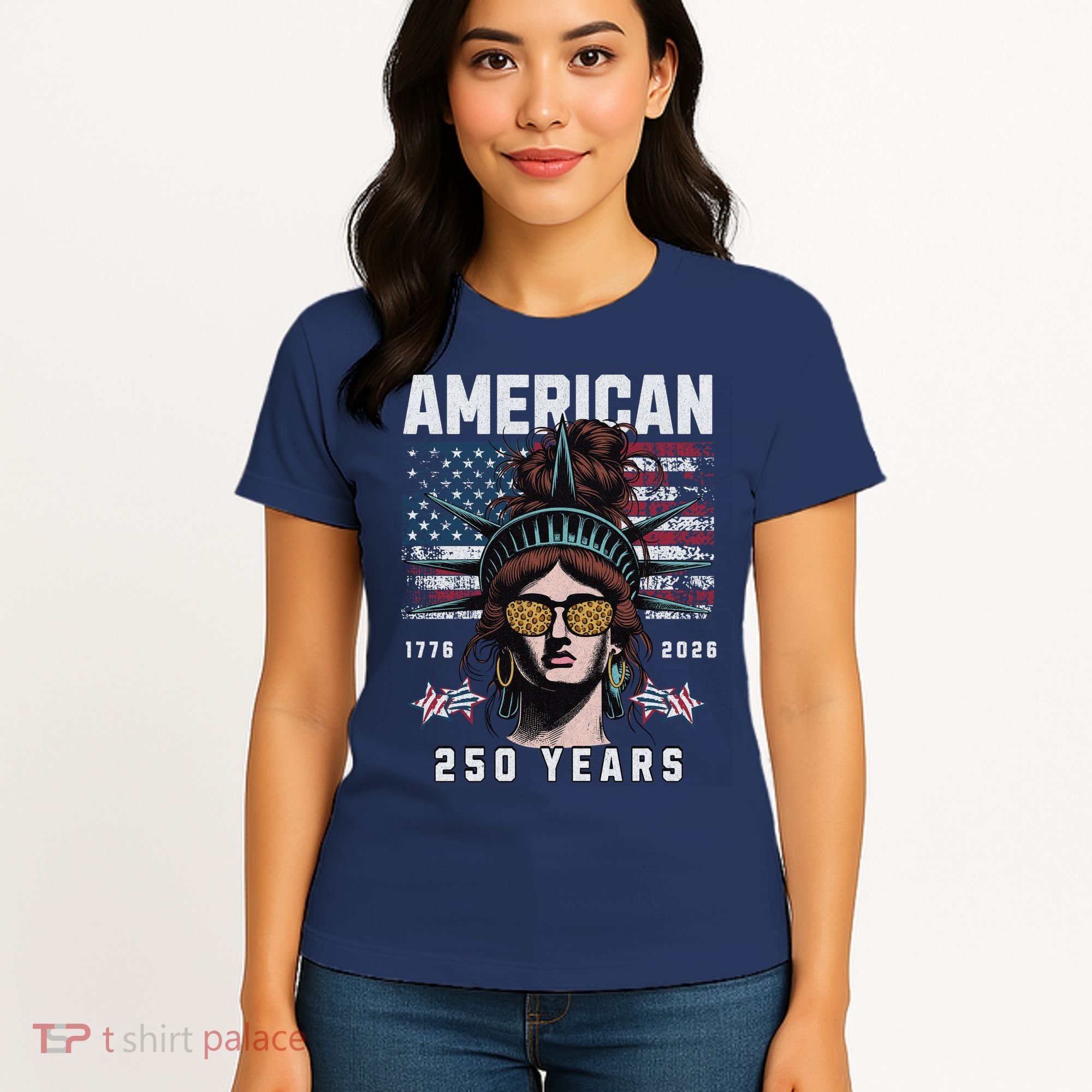 250 Years America Anniversary USA 250th American Women's T-Shirt