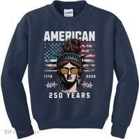 250 Years America Anniversary USA 250th American Kids Sweatshirt thumb 0