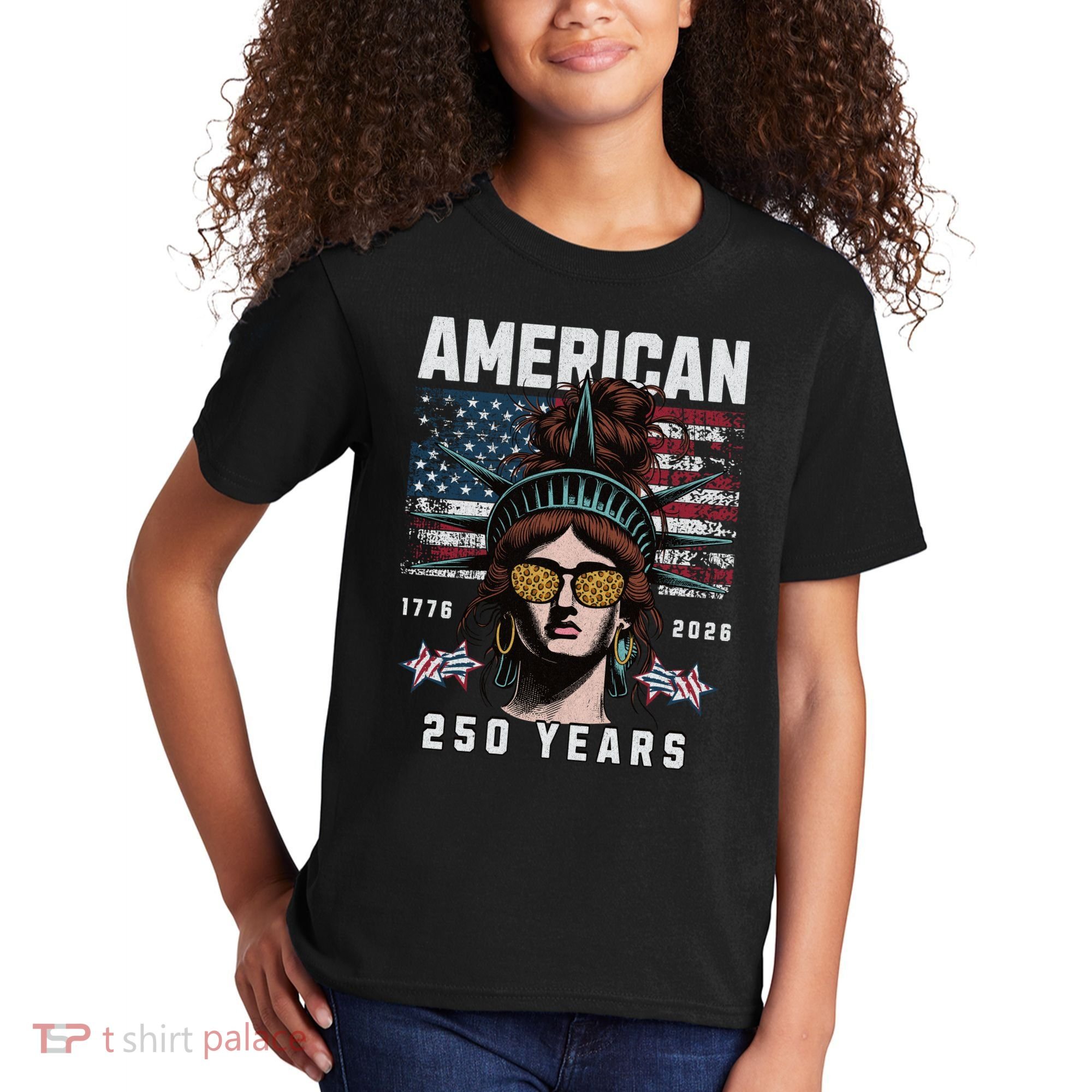 250 Years America Anniversary USA 250th American Kids T-Shirt