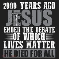 2000 Years Ago Jesus Ended The Debate Christian Believe Beanie thumb 2