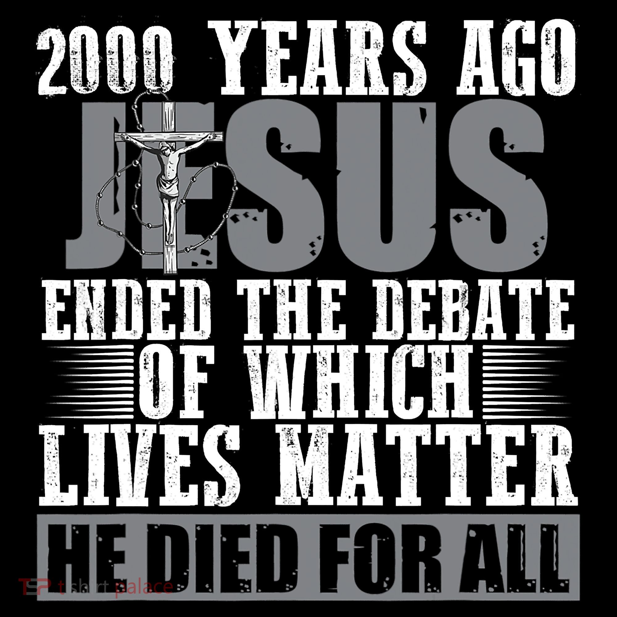 2000 Years Ago Jesus Ended The Debate Christian Believe Women's Hoodie