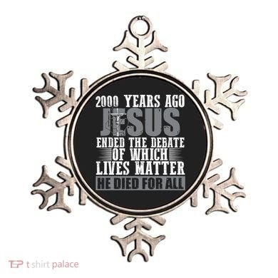 2000 Years Ago Jesus Ended The Debate Christian Believe Ornament