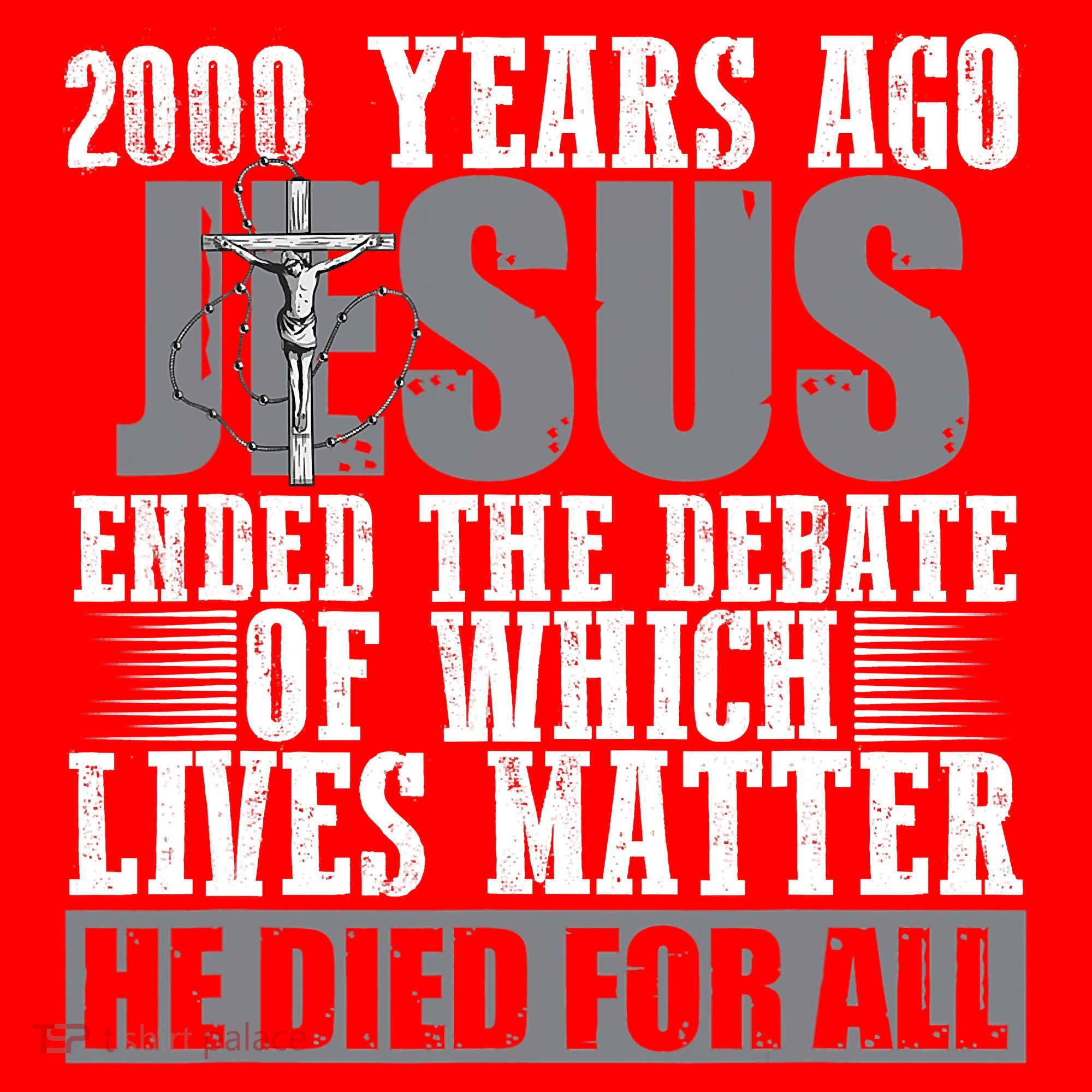2000 Years Ago Jesus Ended The Debate Christian Believe Santa Hat