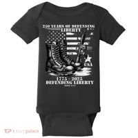 250 Years America Anniversary United States Army 1775-2025 Baby Bodysuit thumb 0