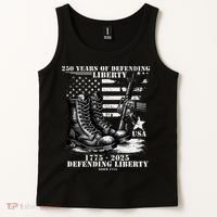 250 Years America Anniversary United States Army 1775-2025 Tank Top thumb 2