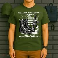 250 Years America Anniversary United States Army 1775-2025 T-Shirt thumb 6