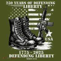 250 Years America Anniversary United States Army 1775-2025 T-Shirt thumb 7