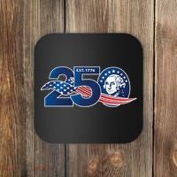250 Years America 250th Anniversary Patriotic Est 1776 Coaster thumb 0
