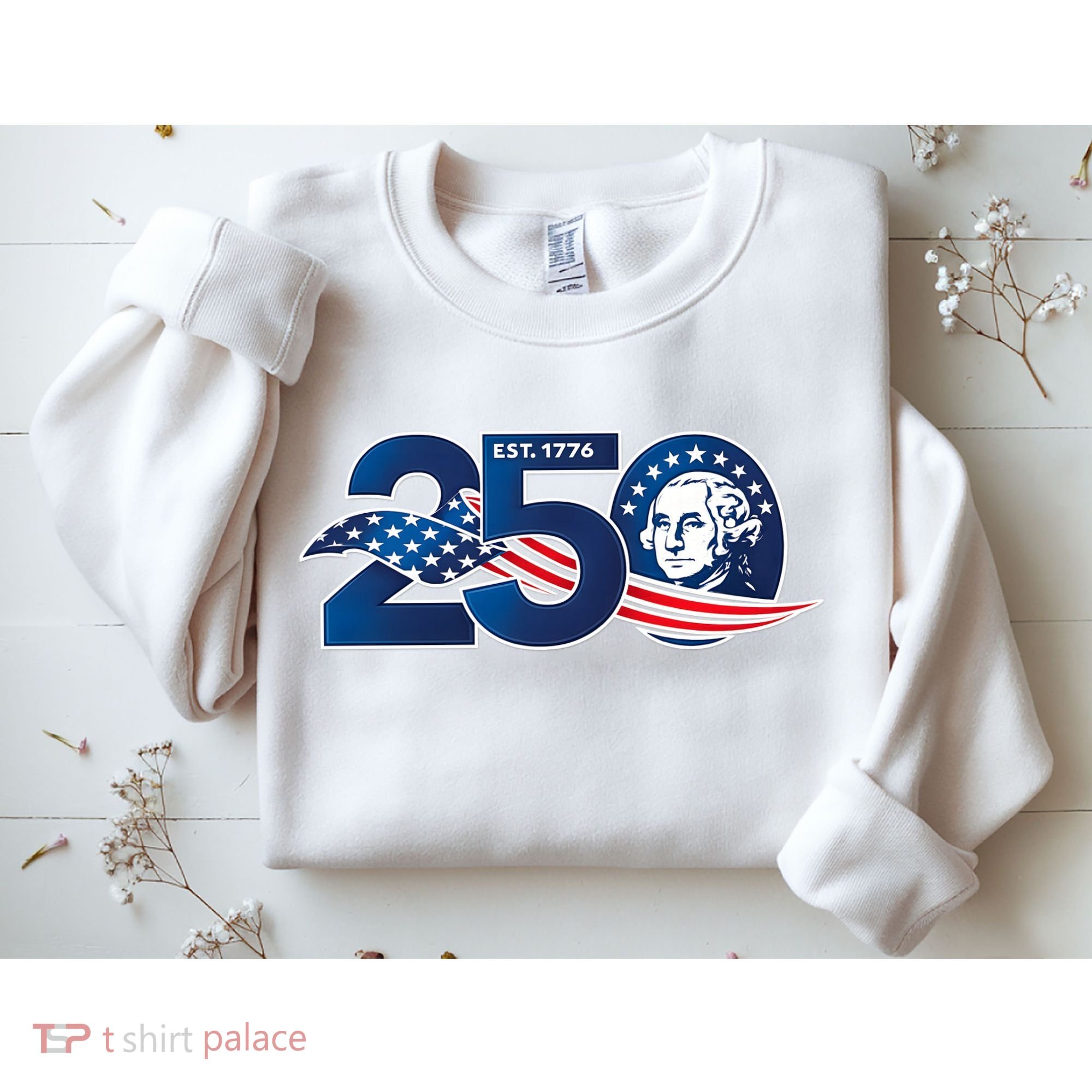 250 Years America 250th Anniversary Patriotic Est 1776 Sweatshirt